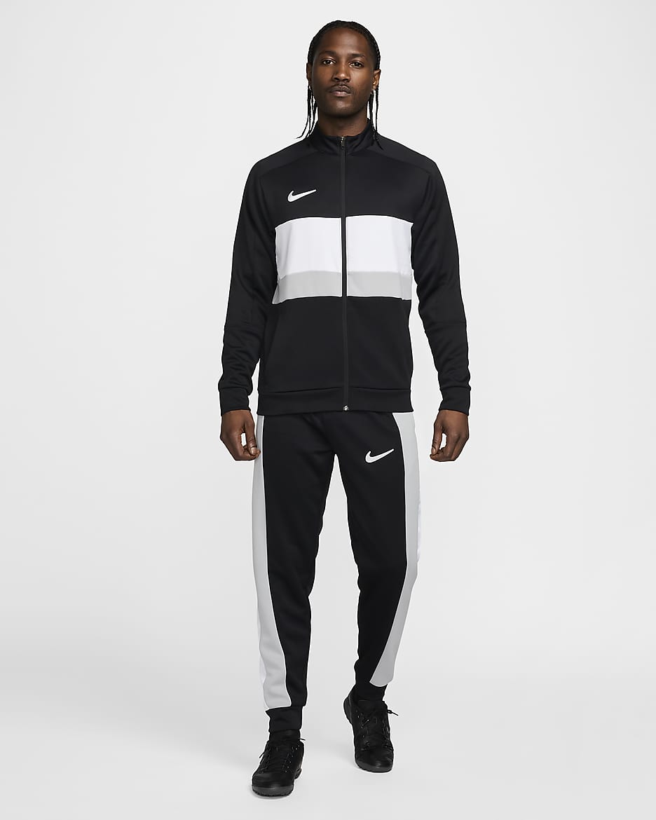 Nike black white tracksuit best sale